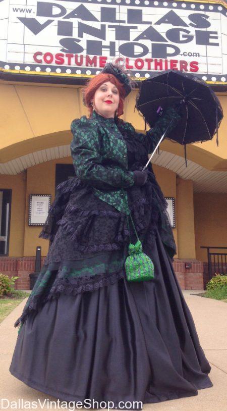 UPDATE: Dickens on the Strand Dates Nov. 30-Dec. 2, 2018, Dickens Fancy Victorian Walking Dress, Dickens Attire