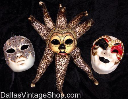 Quality Mardi Gras Masks & Costumes Unlimited at Dallas Vintage Shop. DFW's Largest & Most Elaborate Collection of Mardi Gras Costumes, Masks, Gala Attire & Accessories are in stock.