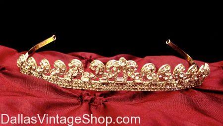 Unisex Men's Women's Gold Headband or Tiara