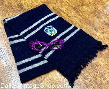 Luna Lovegood Spectrespecs Costume Glasses and Ravenclaw Scarf