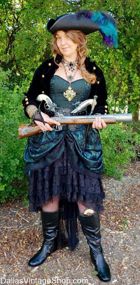 Fancy pirate, sexy pirate, pirate hat, Pirate weapons, pirate lady costume, girl pirate costume