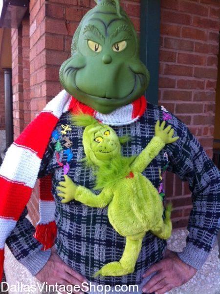 Grinch Mask, Grinch Costume, Adult Grinch Mask, Adult Grinch Outfit, Alien Mask, Alien Halloween, Halloween Mask, Halloween 2018, Licensed Grinch, Official Grinch Mask