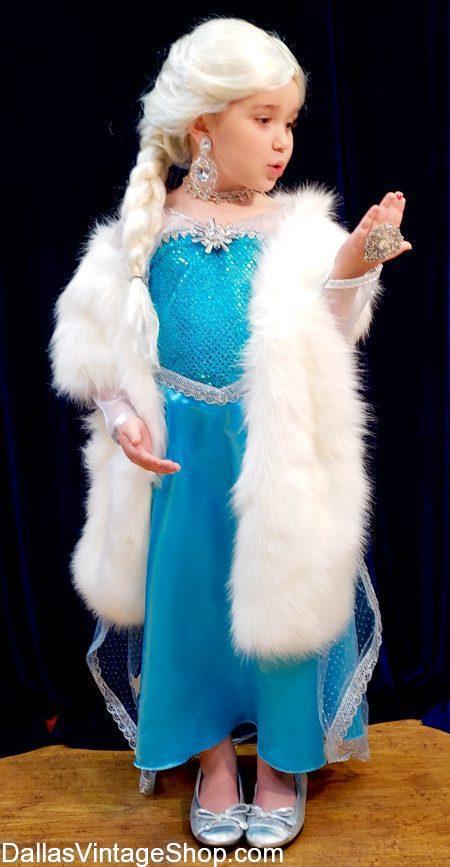 Get Girls Princess Costumes, Little Girls Queen Elsa Costumes, Children's Frozen Characters Costumes, Disney Princesses Dresses and Princess Accessories from Dallas Vintage Shop.