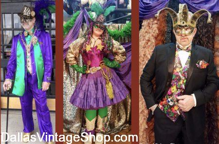 Mardi Gras Party Costumes are unlimited at Dallas Vintage Shop.
