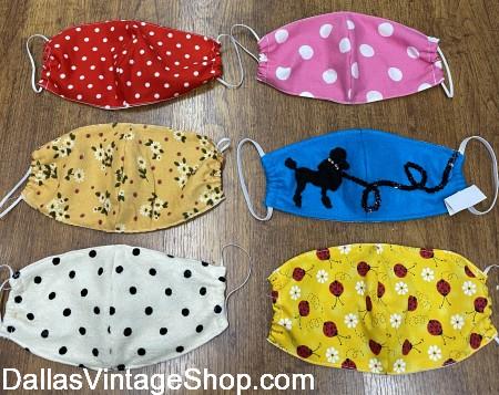 Coronavirus Masks for sale, Ladies Coronavirus Masks in stock, Coronavirus Face Covering Masks, Coronavirus Cloth Face Masks, Find Coronavirus Masks at Dallas Vintage Shop.