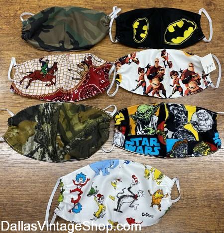 Boys Face Masks, Boys Covid 19 Face Masks, Boys Cool Face Mask are at Dallas Vintage Shop.