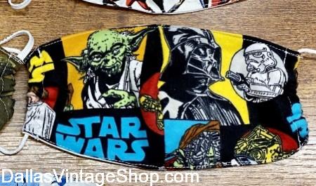 Buy Kid's Face Masks Star Wars, Child Size Face Masks for sale, Dallas, DFW, North Texas.