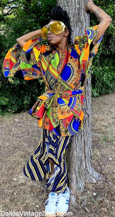 African Clothing, African Fashions, African Style Clothing & African Costumes are at Dallas Vintage Shop.