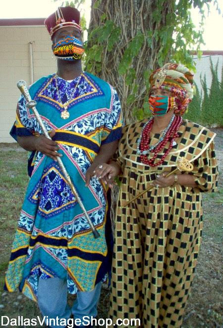 African Attire, African Clothing, African Fashions & African Costumes for African Festivals are at Dallas Vintage Shop.