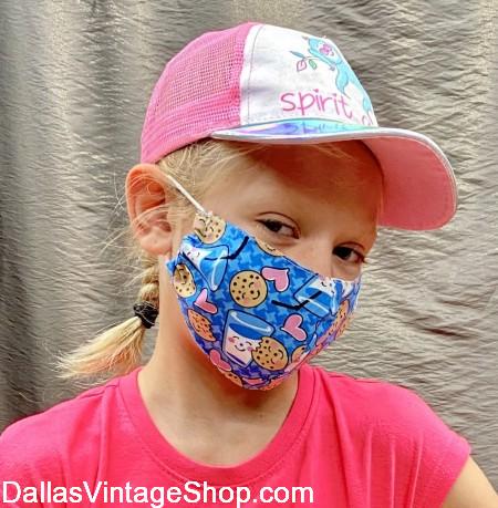 Student Face Mask Requirements, Covid 19 School Face Mask Rules, School Reopening Face Mask Mandates are no problem because Dallas Vintage Shop has Cloth Face Masks Kids will love to wear.