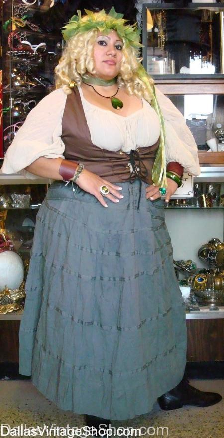 Scarborough Fair Plus Size Costumes, Plus Size Winch Costume, Scarborough Fair Costumes. 