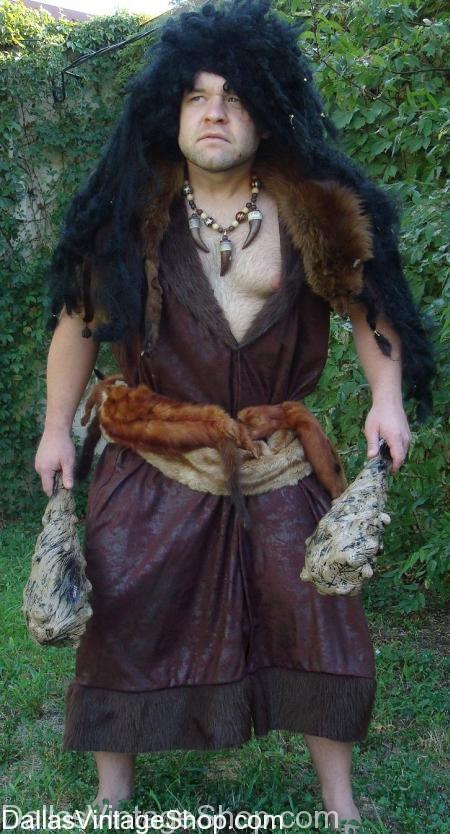 Cavemen Costume, Caveman Costumes, Prehistoric Man Costume, Primitive Man Costume