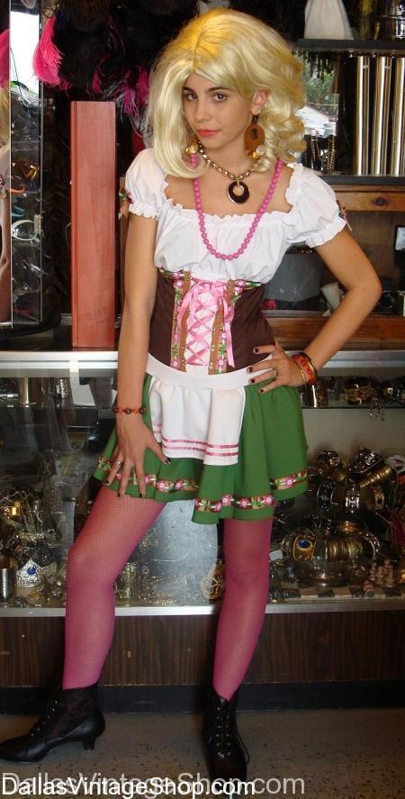 Oktoberfest Diva Costume, Octoberfest Maiden Costume, Oktoberfest Sexy Bar Maid Costume